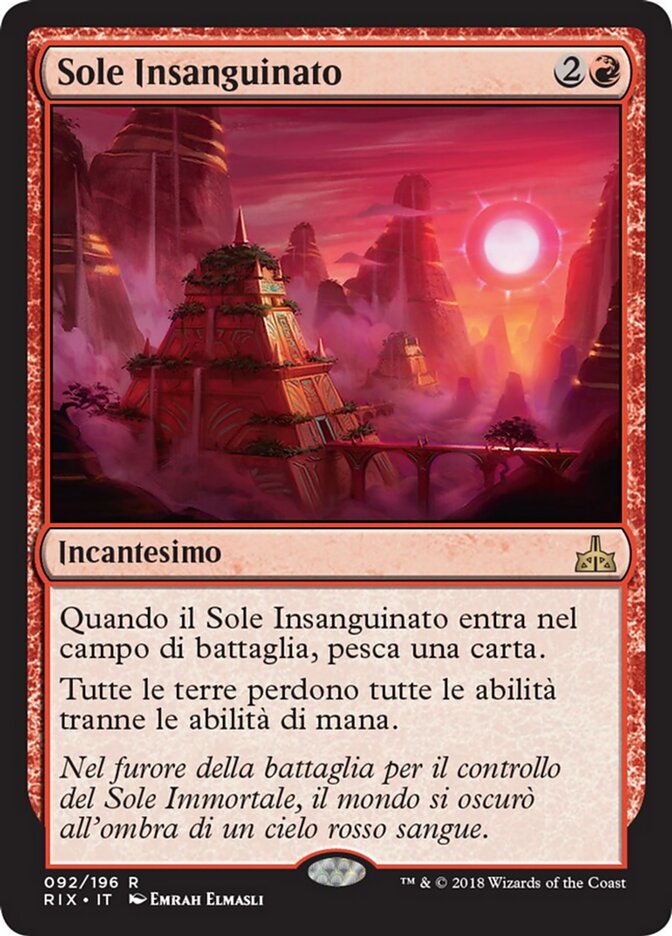 Sole Insanguinato