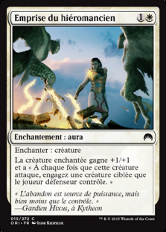 Emprise du hiéromancien
