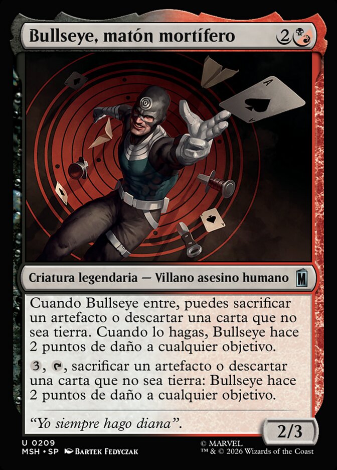 Bullseye, matón mortífero