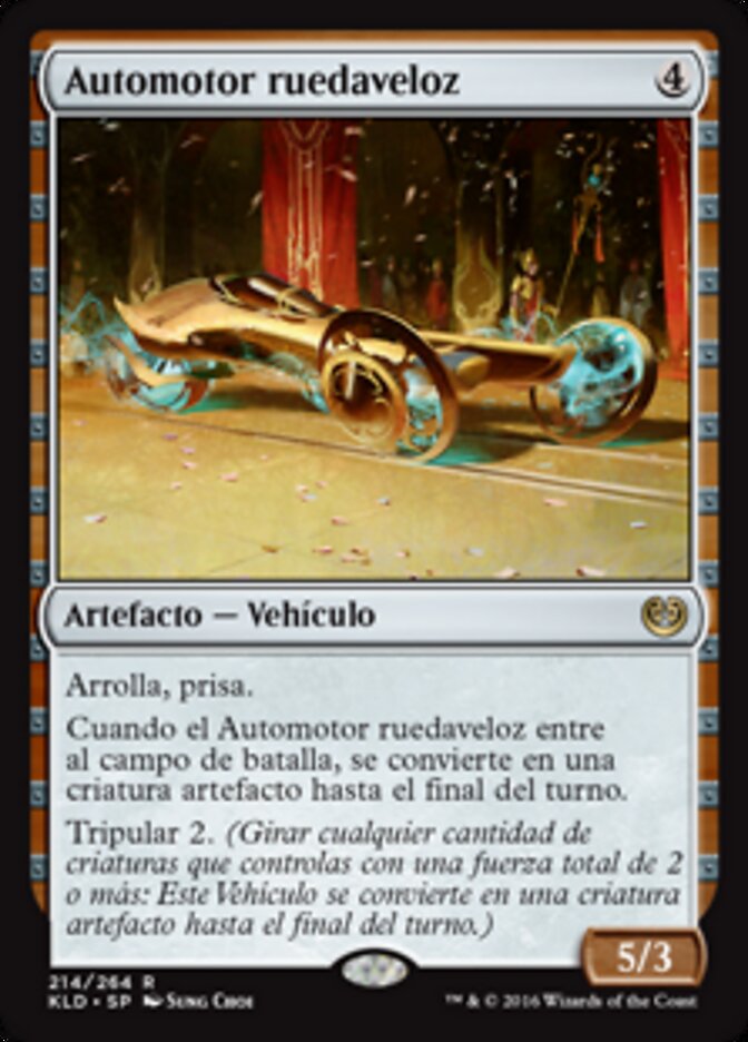 Automotor ruedaveloz