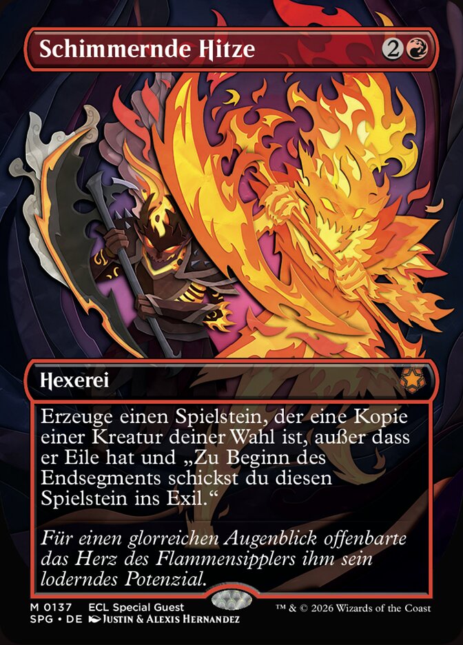 Schimmernde Hitze