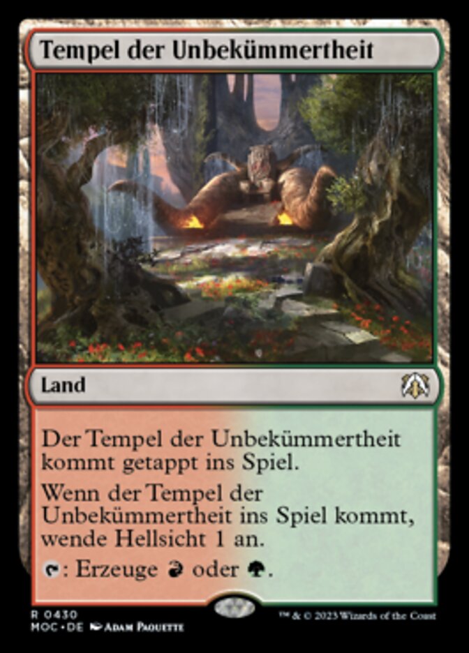 Tempel der Unbekümmertheit