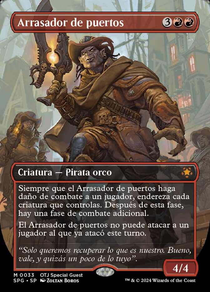 Arrasador de puertos
