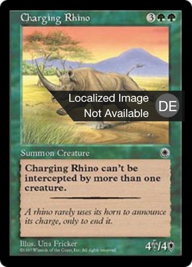Anstürmendes Nashorn