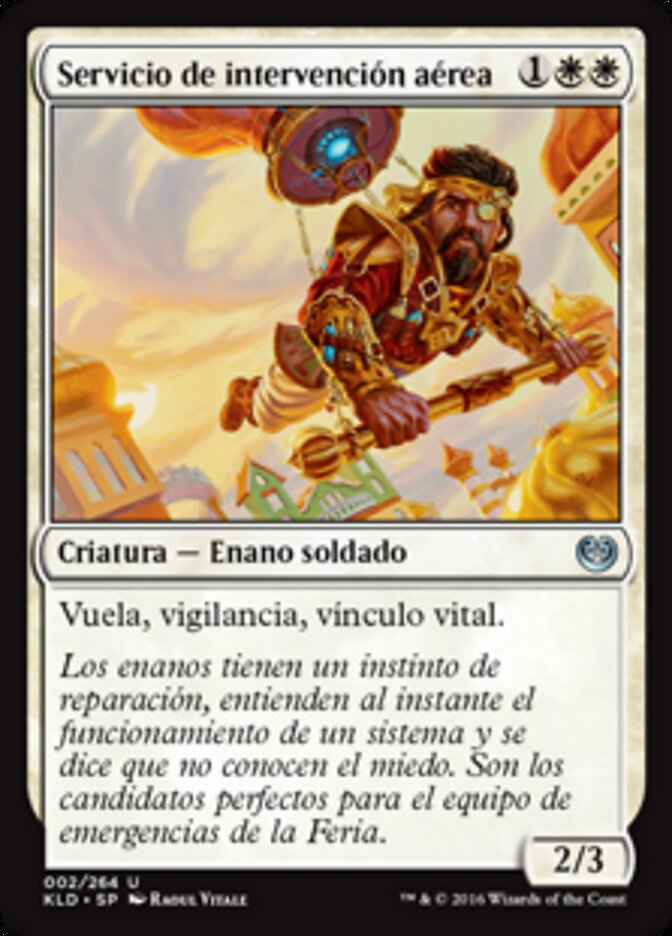 Servicio de intervención aérea