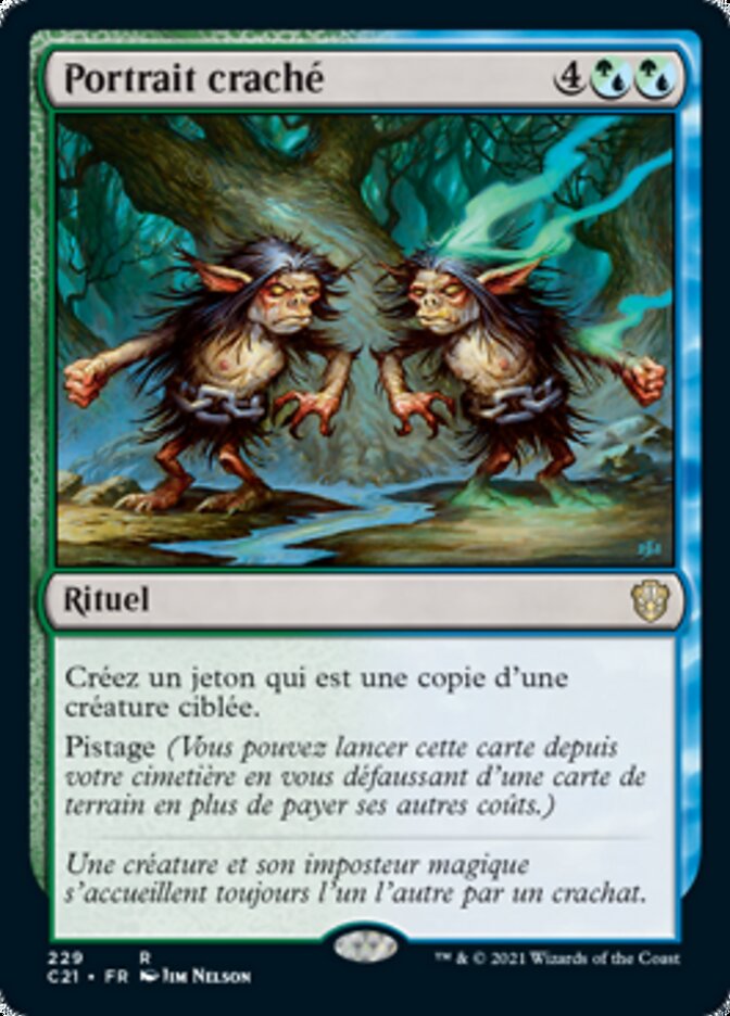 Portrait craché