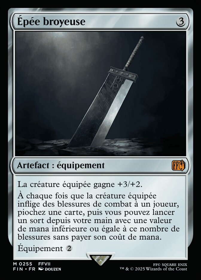 Épée broyeuse
