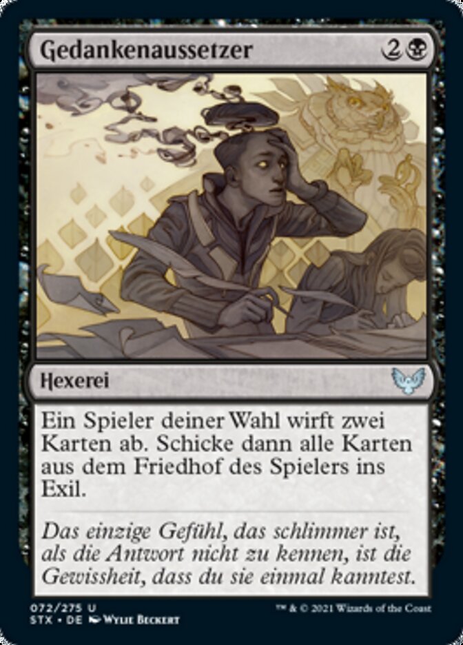 Gedankenaussetzer