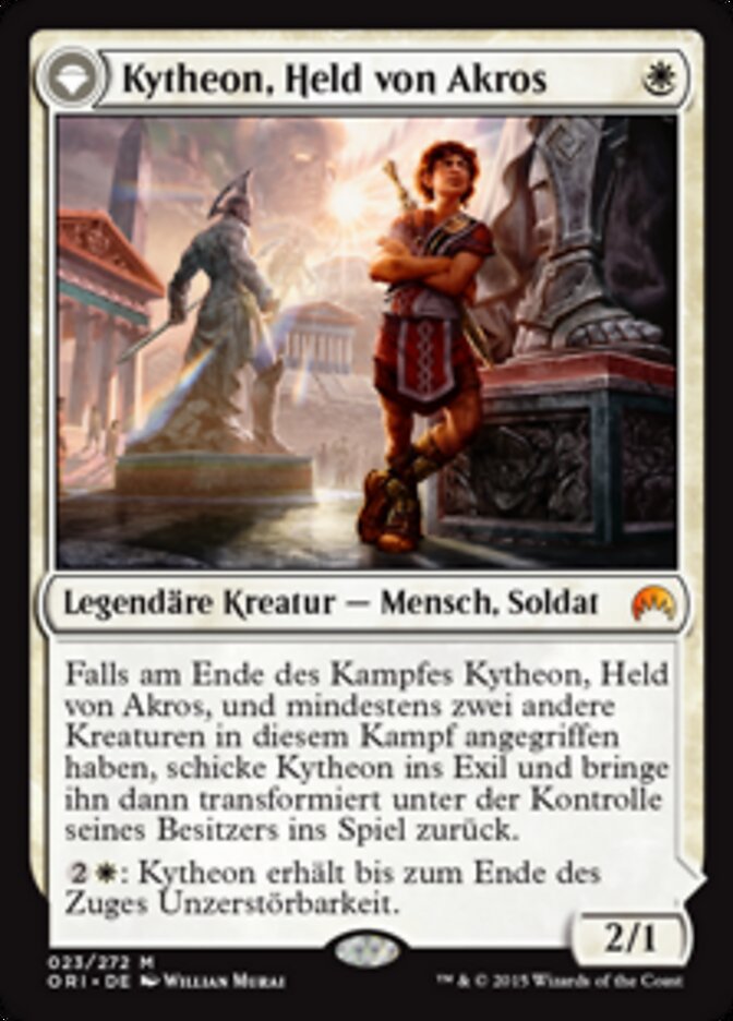 Kytheon, Hero of Akros // Gideon, Battle-Forged