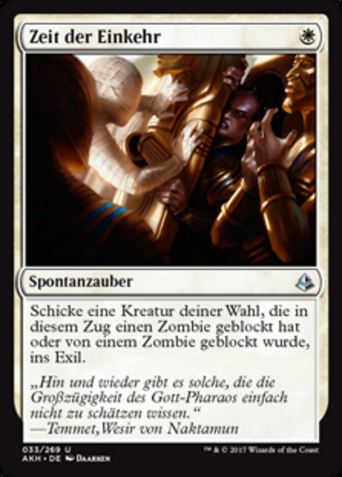Zeit der Einkehr