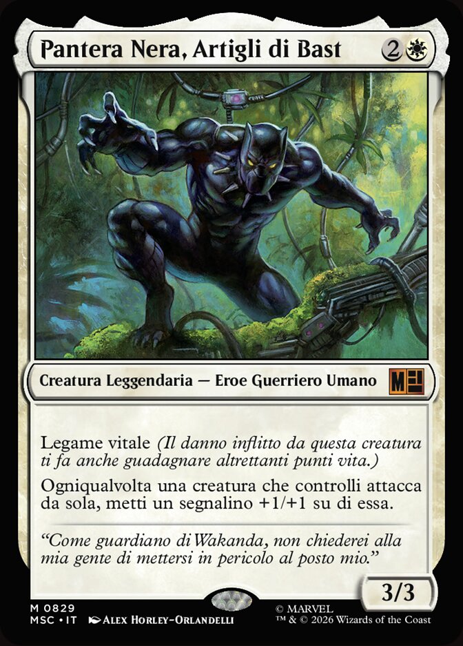 Pantera Nera, Artigli di Bast