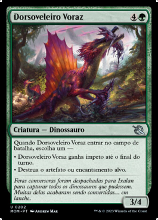 Dorsoveleiro Voraz