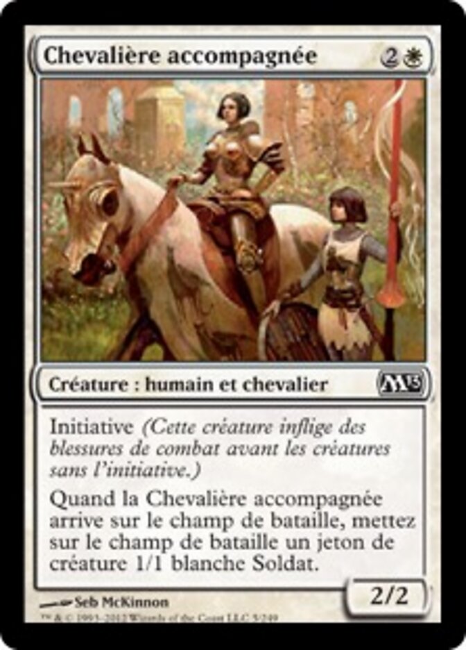 Chevalière accompagnée