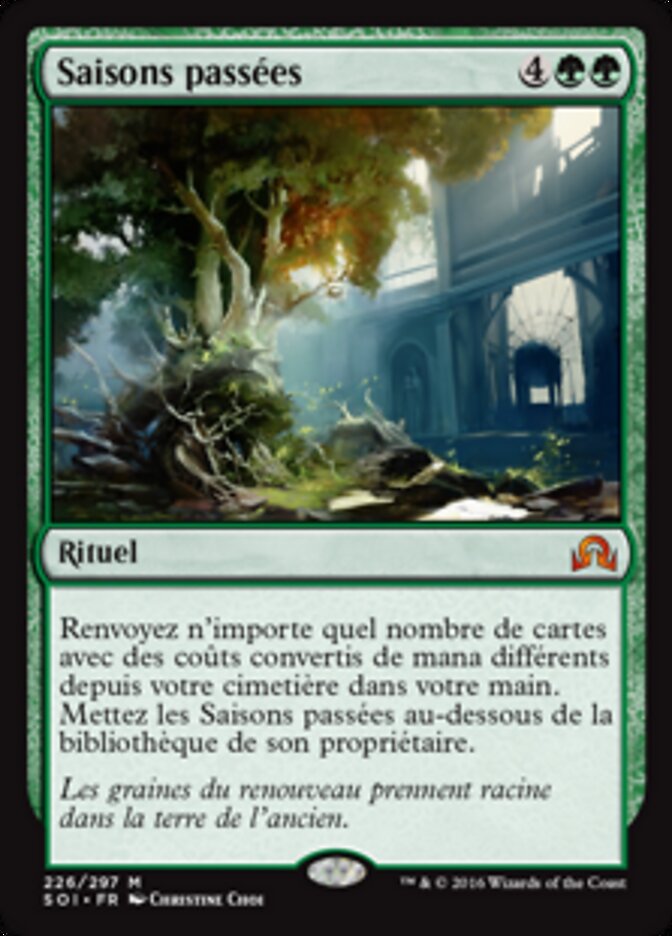 Saisons passées
