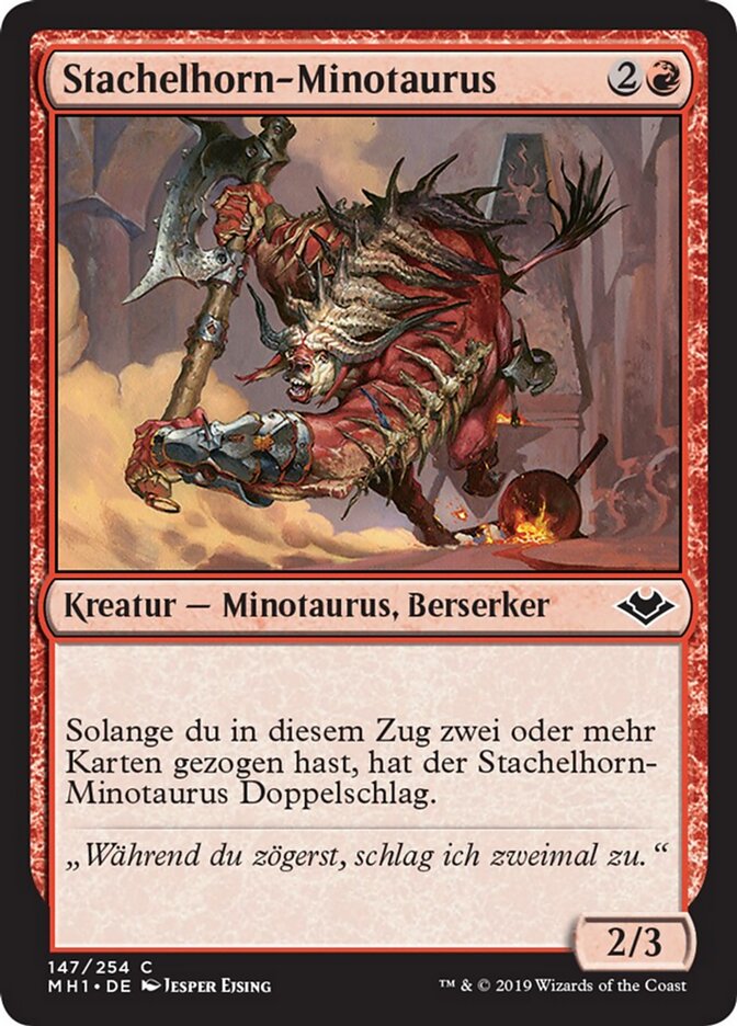 Stachelhorn-Minotaurus