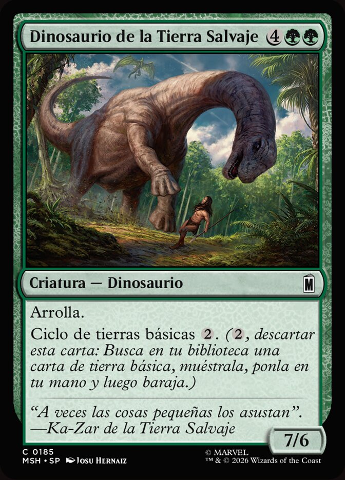 Dinosaurio de la Tierra Salvaje