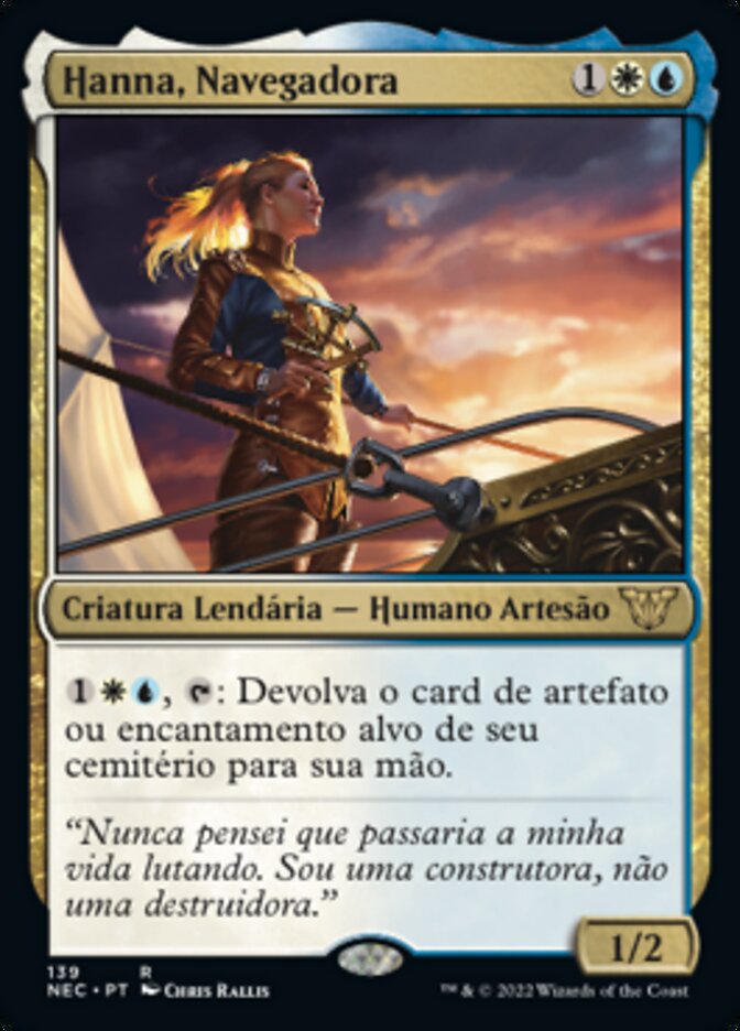 Hanna, Navegadora