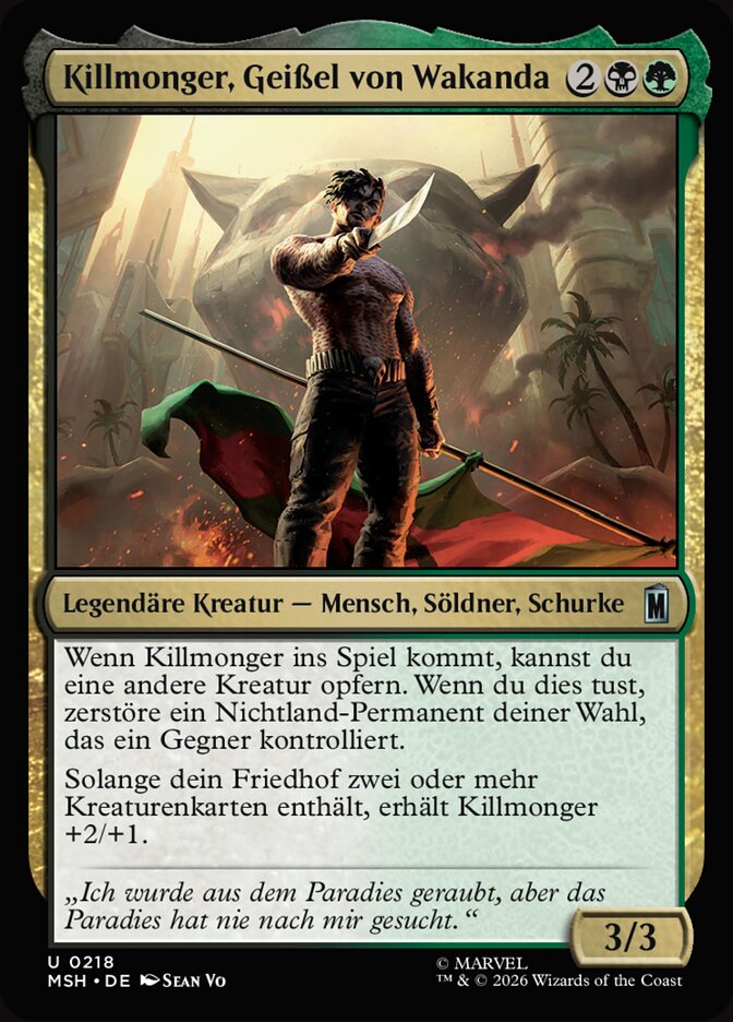Killmonger, Geißel von Wakanda