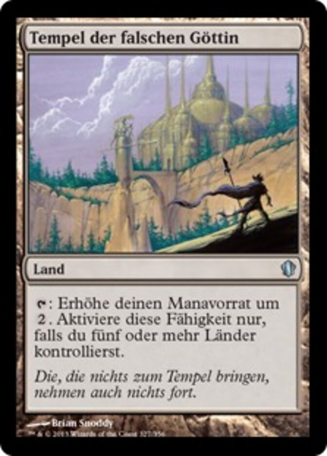 Tempel der falschen Göttin