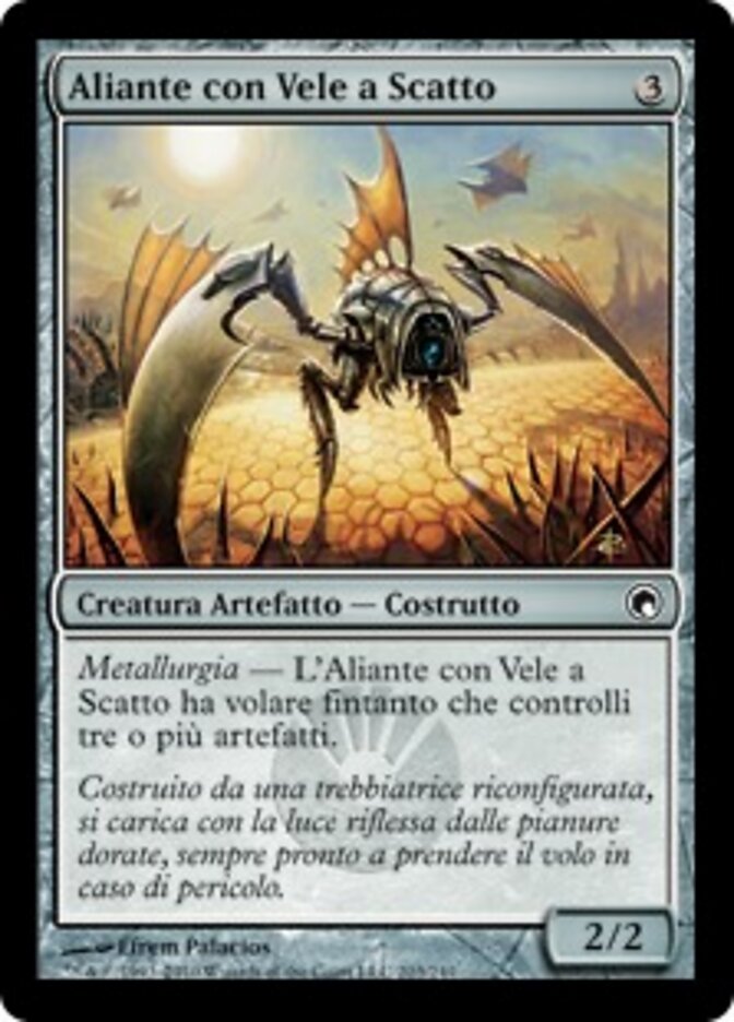 Aliante con Vele a Scatto