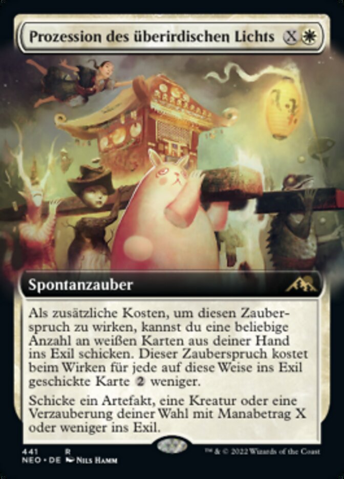Prozession des überirdischen Lichts