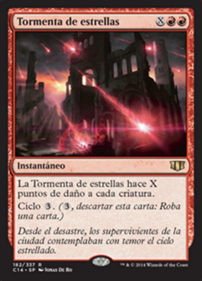 Tormenta de estrellas