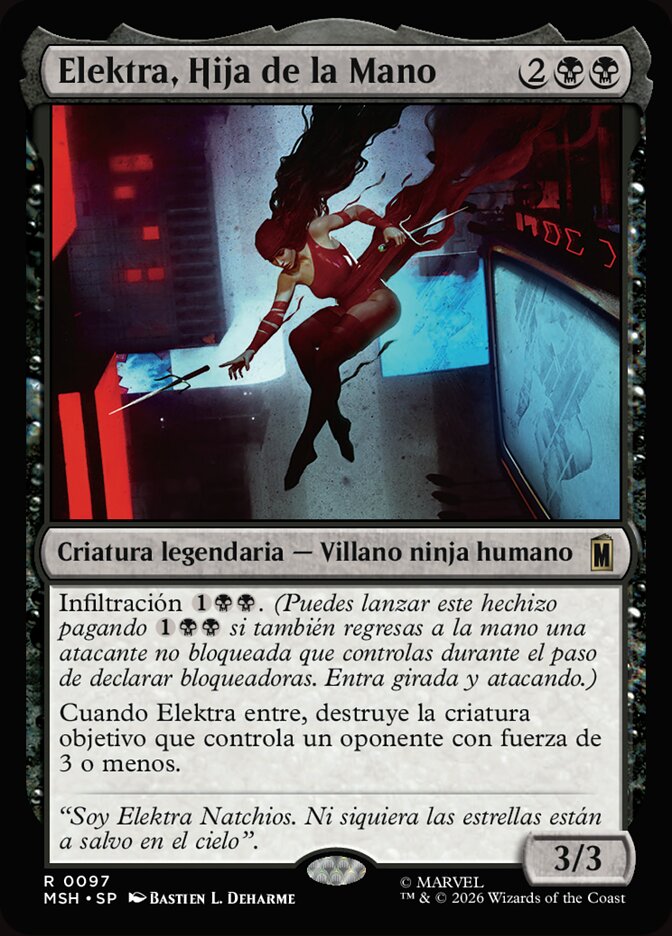 Elektra, Hija de la Mano