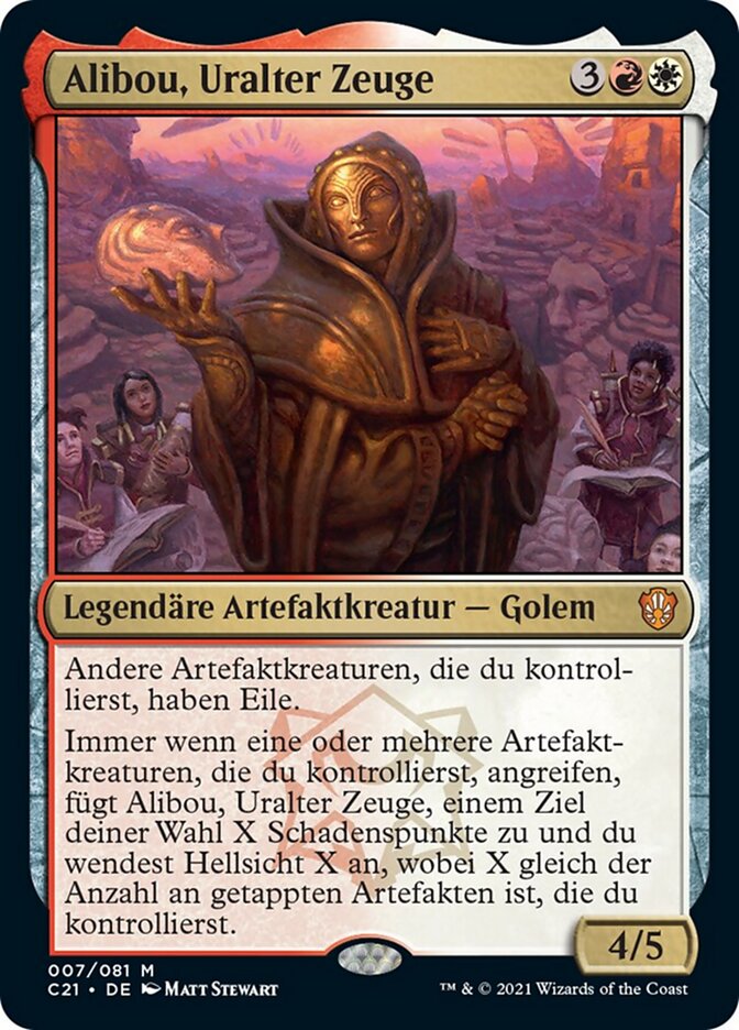 Alibou, Uralter Zeuge