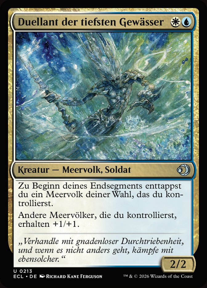 Duellant der tiefsten Gewässer