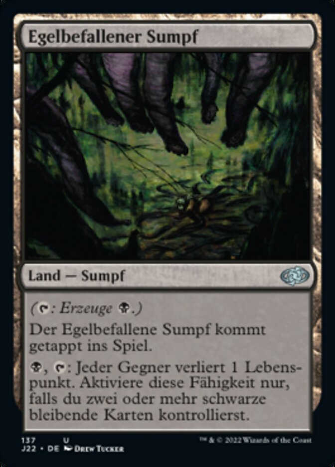 Egelbefallener Sumpf