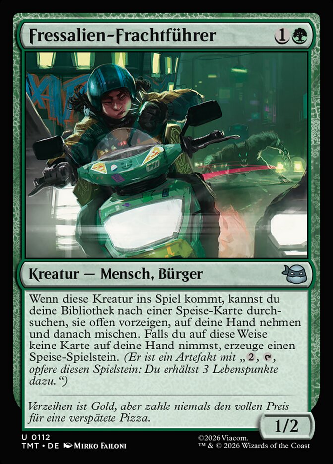 Fressalien-Frachtführer