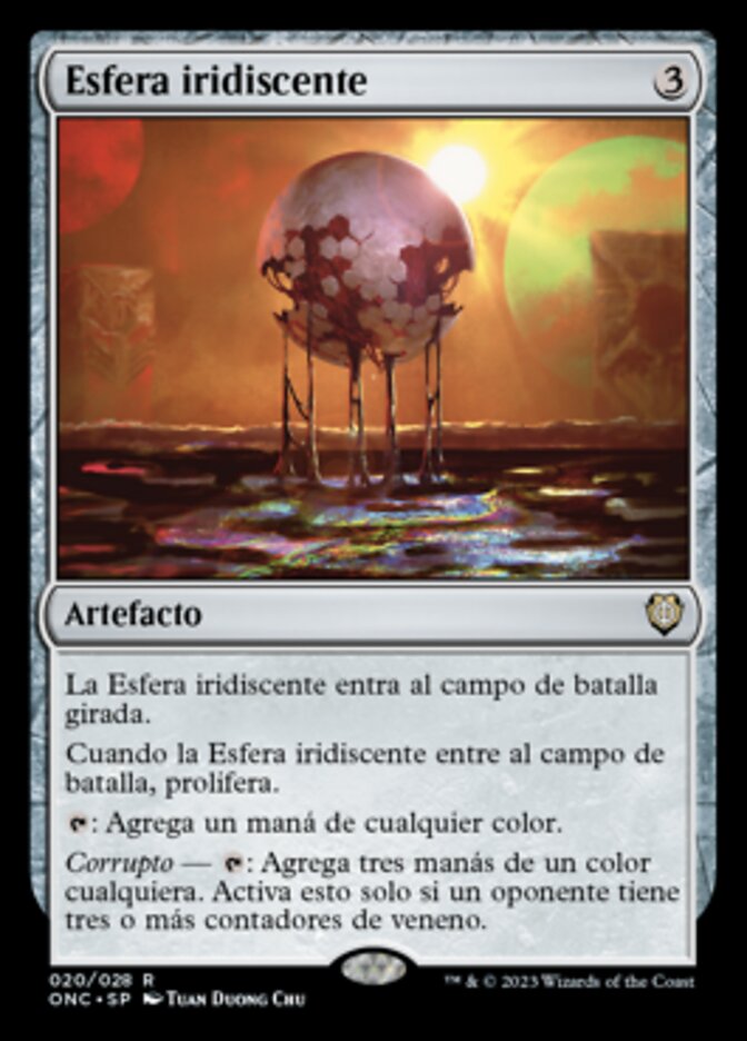 Esfera iridiscente
