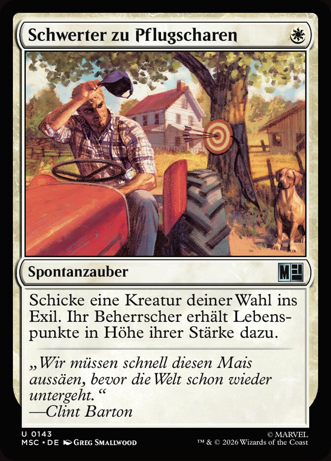 Schwerter zu Pflugscharen