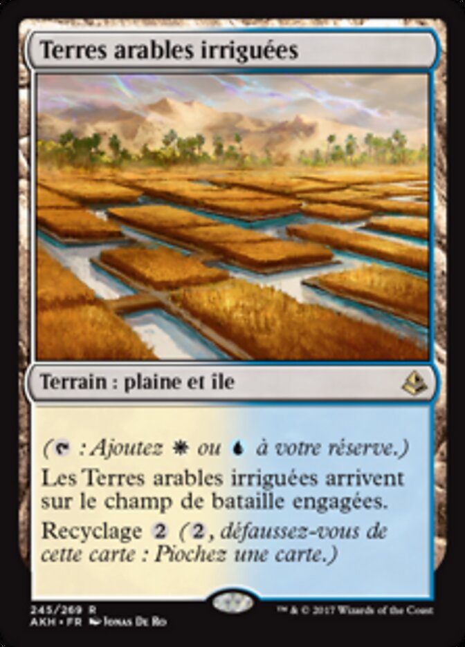 Terres arables irriguées