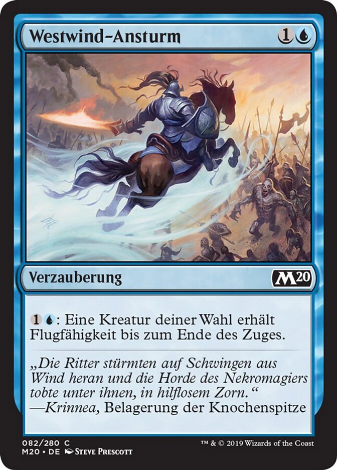 Westwind-Ansturm