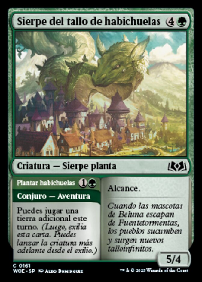 Beanstalk Wurm // Plant Beans