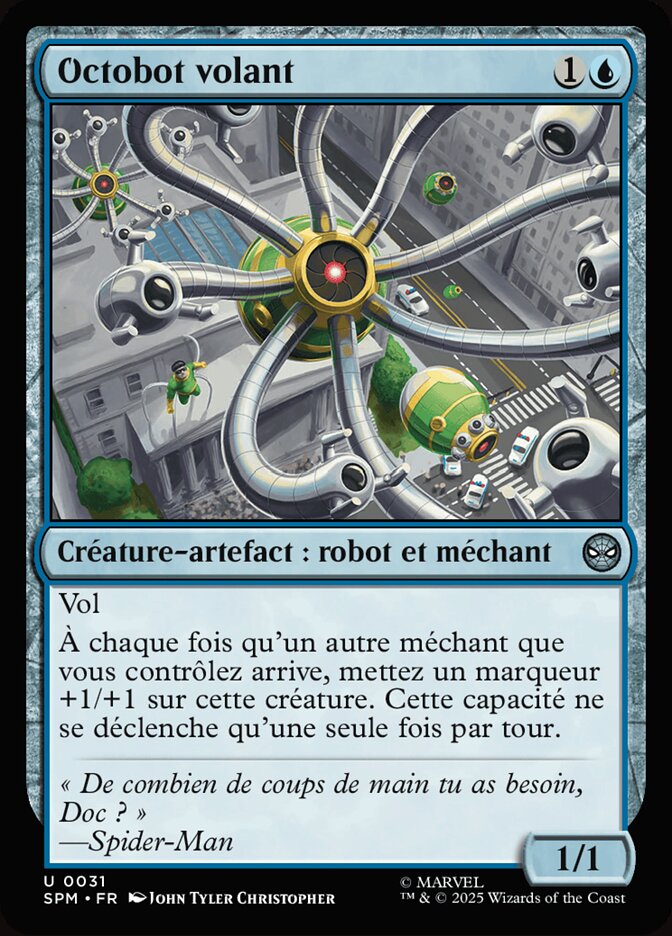 Octobot volant