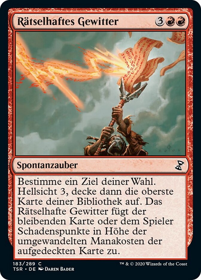 Rätselhaftes Gewitter
