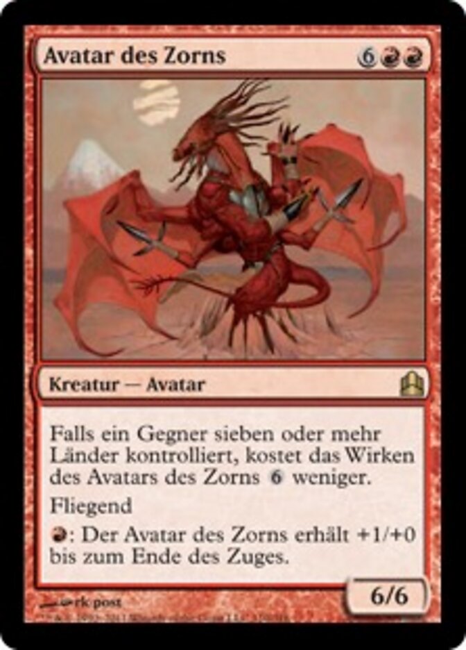 Avatar des Zorns