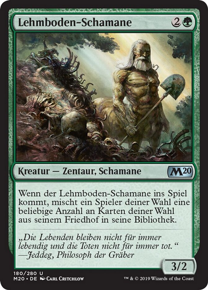 Lehmboden-Schamane
