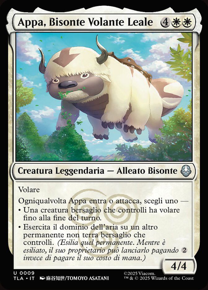 Appa, Bisonte Volante Leale