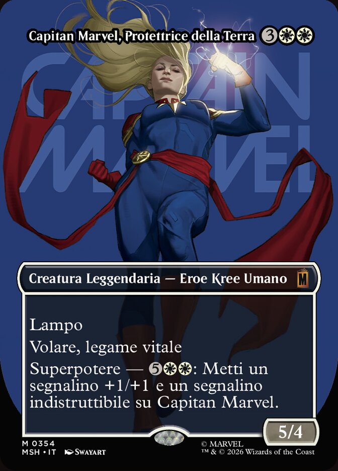 Capitan Marvel, Protettrice della Terra