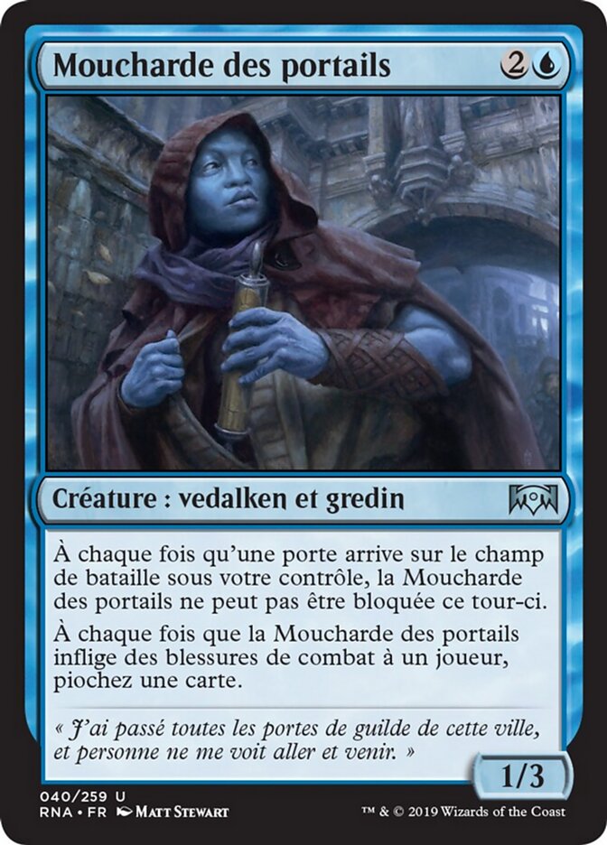 Moucharde des portails