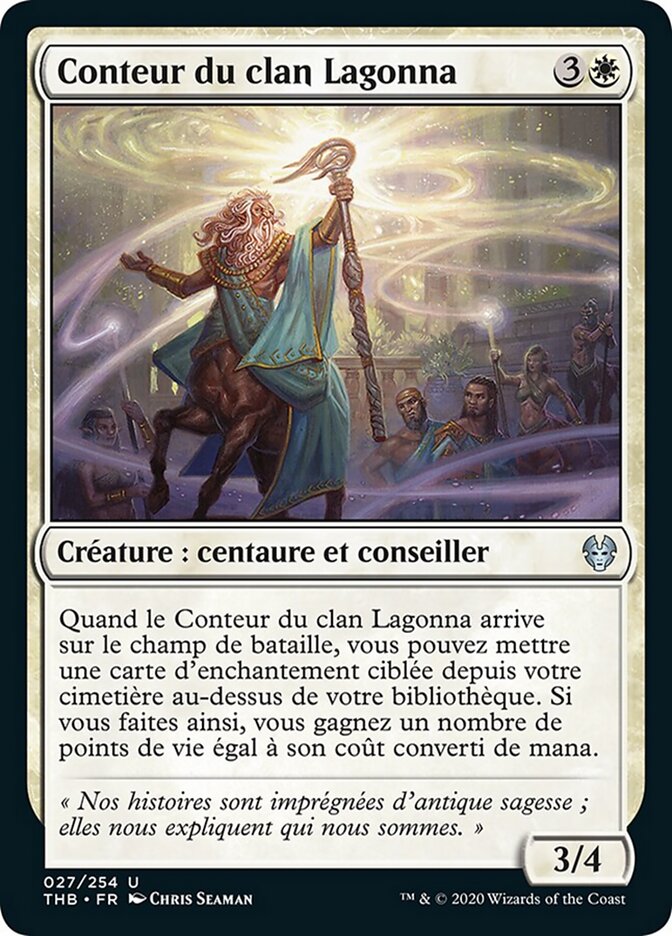 Conteur du clan Lagonna