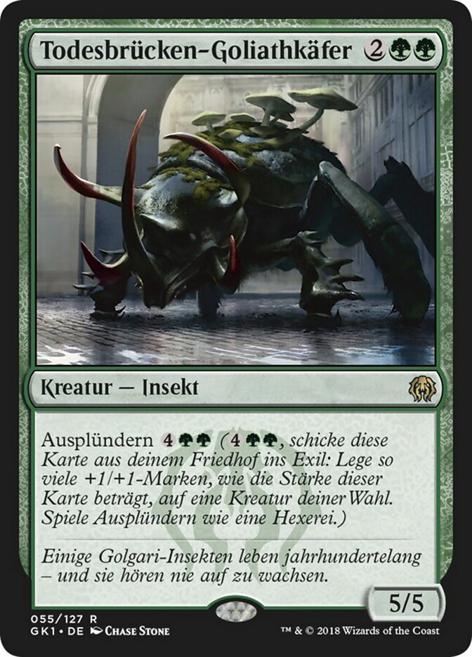 Todesbrücken-Goliathkäfer