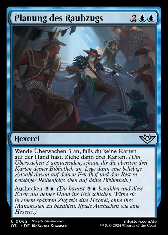 Planung des Raubzugs