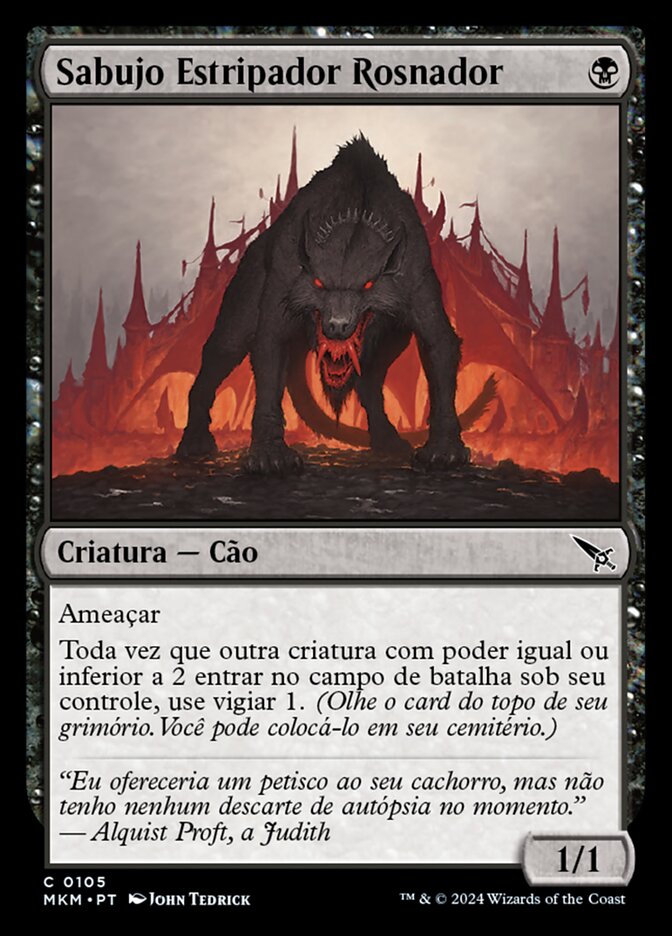 Sabujo Estripador Rosnador