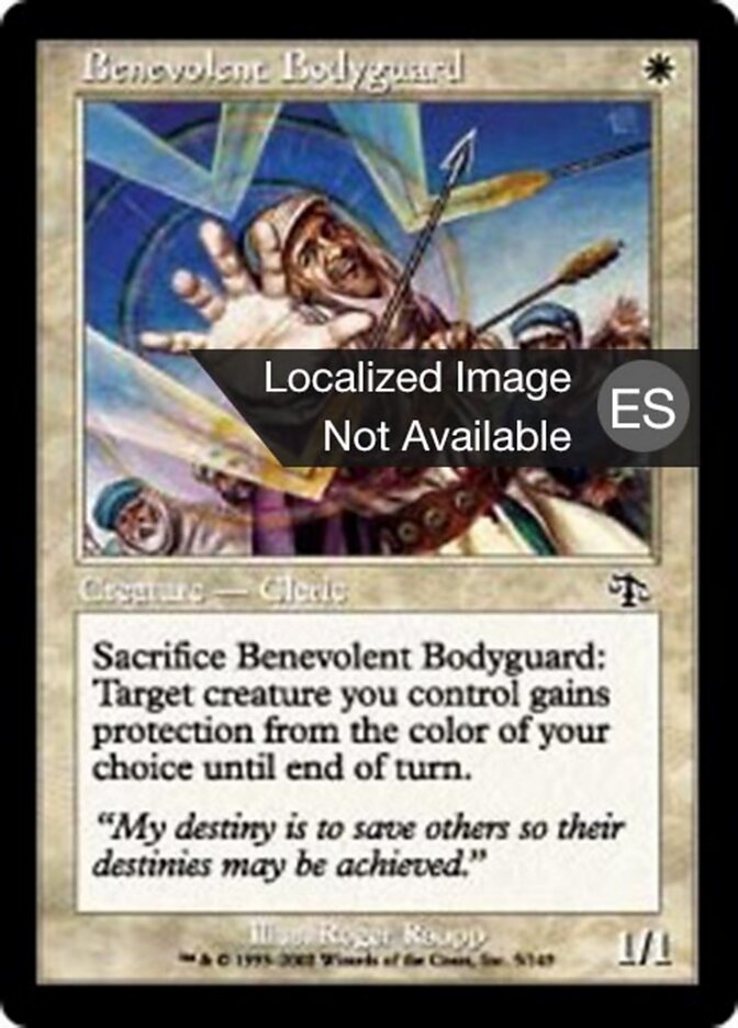Guardaespaldas benevolente