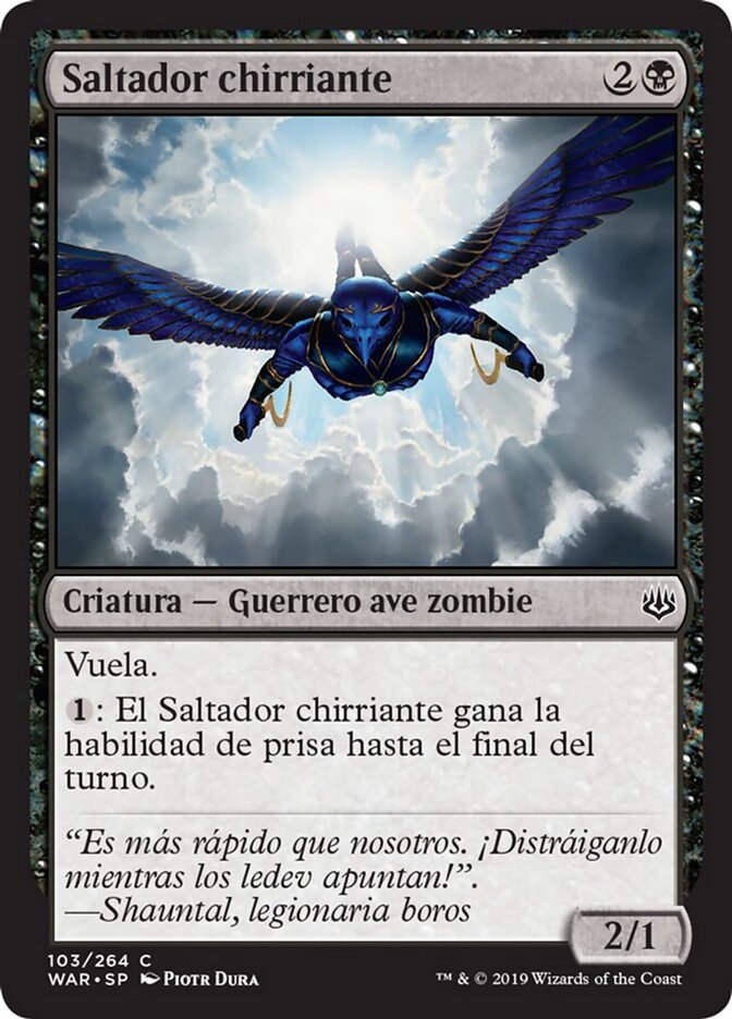 Saltador chirriante