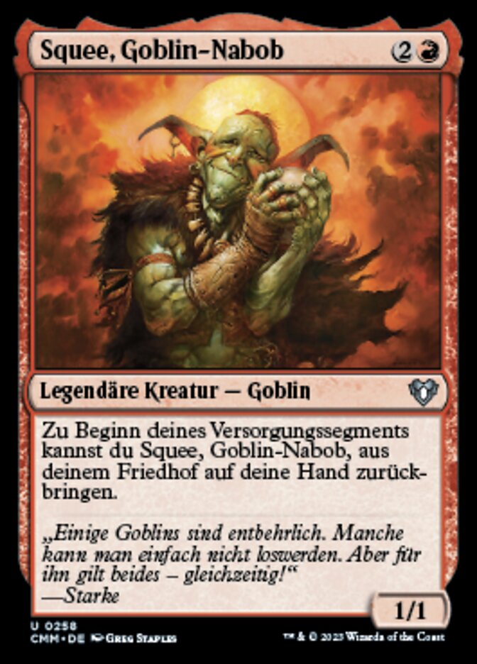 Squee, Goblin-Nabob